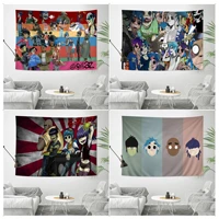 gorillaz colorful tapestry wall hanging wall hanging decoration household wall hanging home decor
