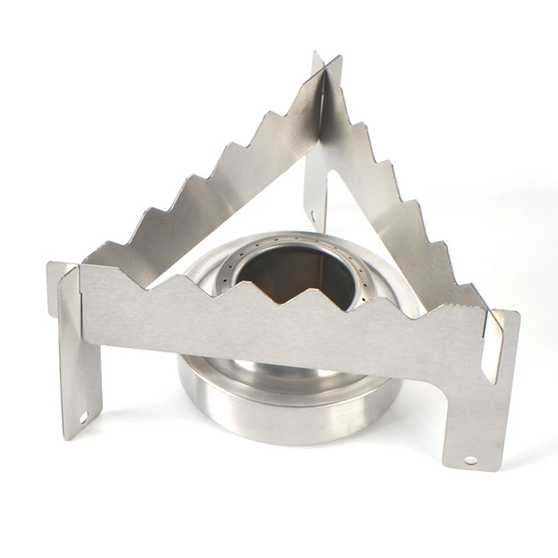 Спиртовая горелка крестообразная подставка из нержавеющей стали прочная