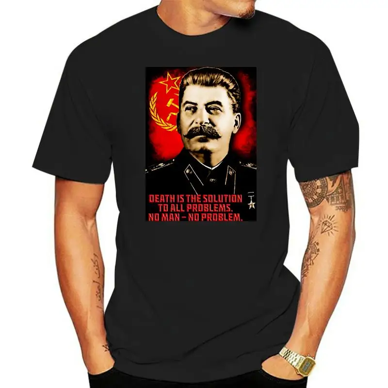

Allied Nations Joseph Stalin Tops T Shirt USSR Communist Russia Novelty Cotton Men Tee Shirt Camisas T Shirt Harajuku Tops