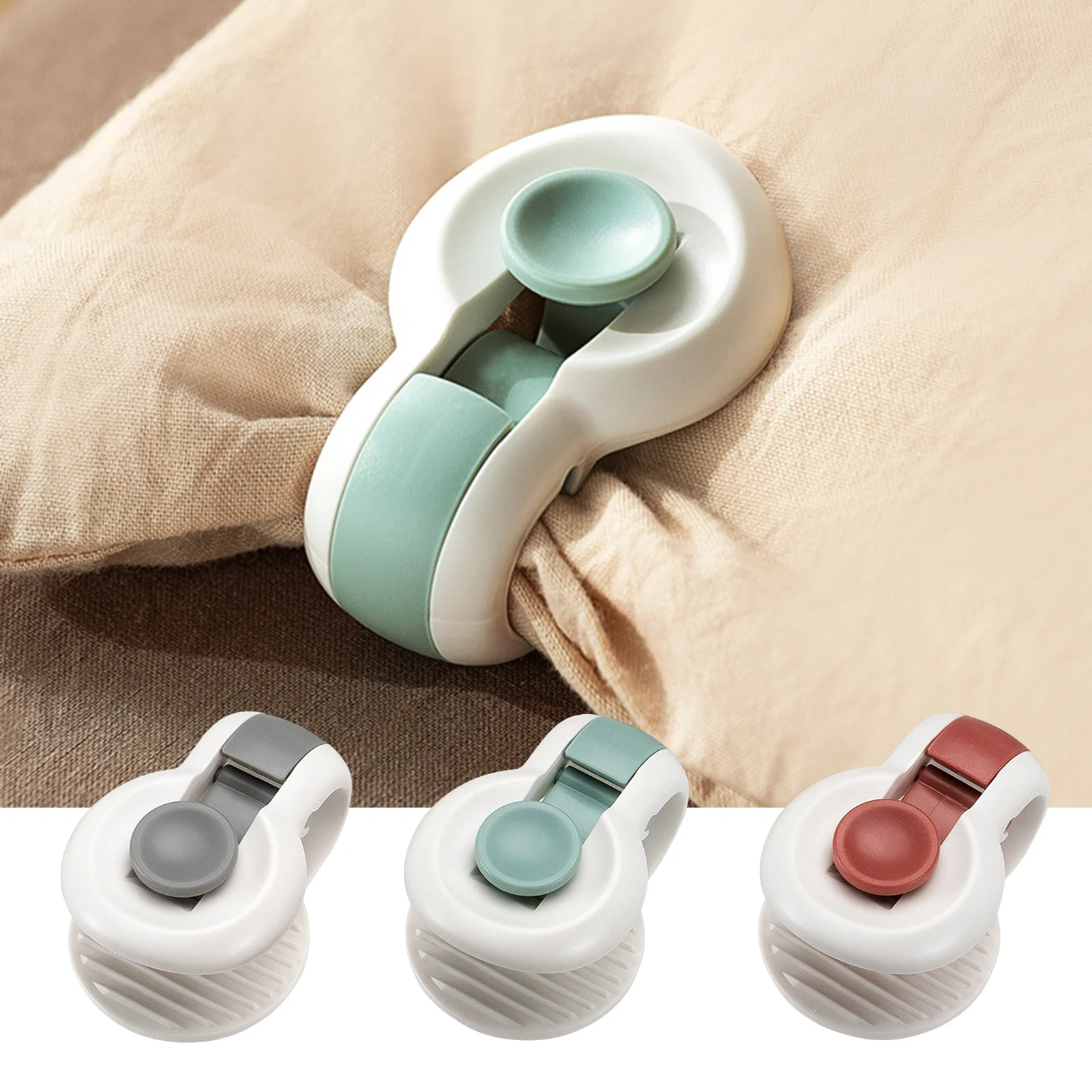 

6PCS Bed Sheet Clips Non-slip Duvet Quilt Clips Plastic Blankets Fastener Clip Bed Cover Duvet Sheet Fixer Creative Quilt Clip