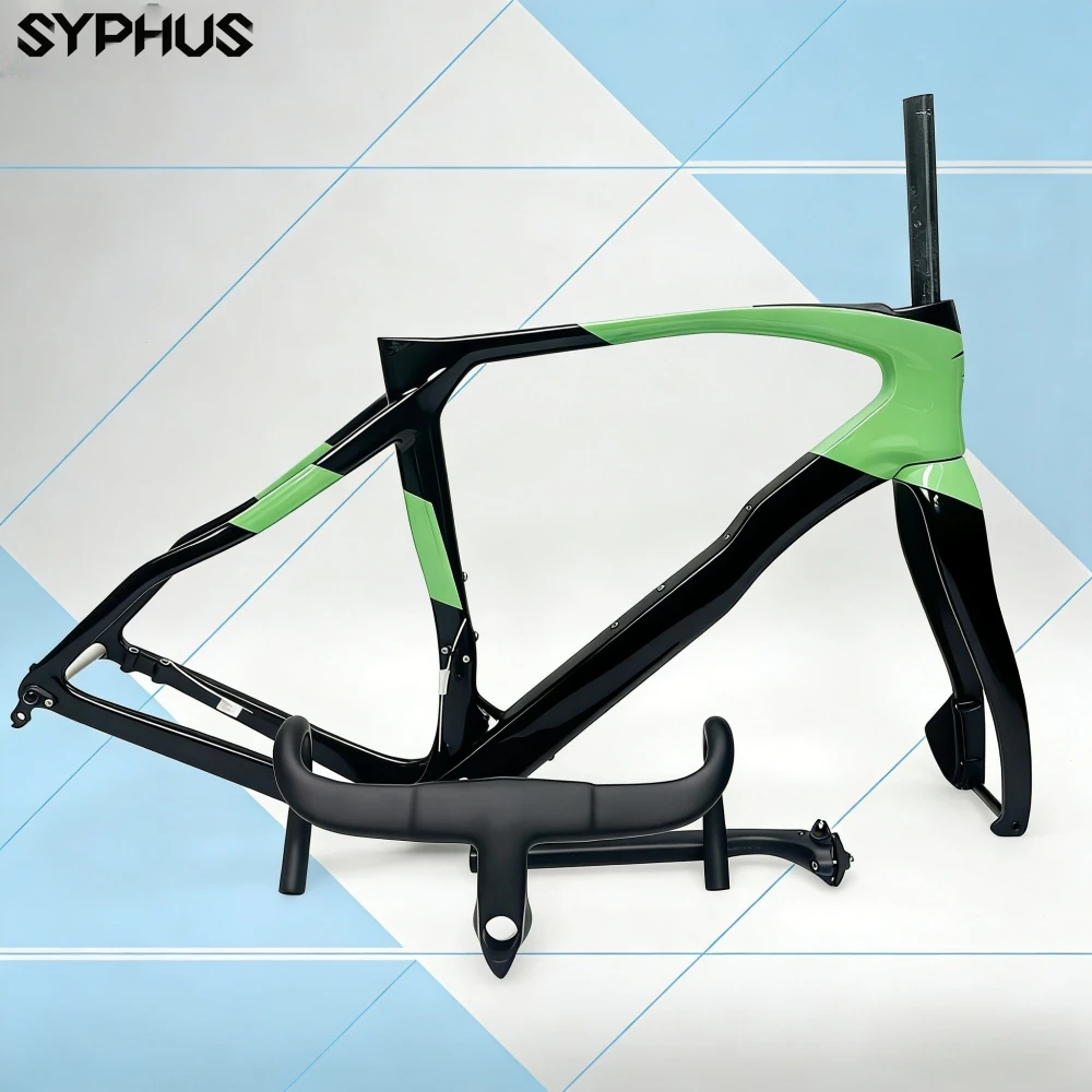 Фото Карбоновый гравийный велосипед Syphus T1100, 700C, дисковый тормоз, гравийный шоссейный велосипед, рама, дорожный велосипед, гравийная рама, гравийный шоссейный велосипед №1