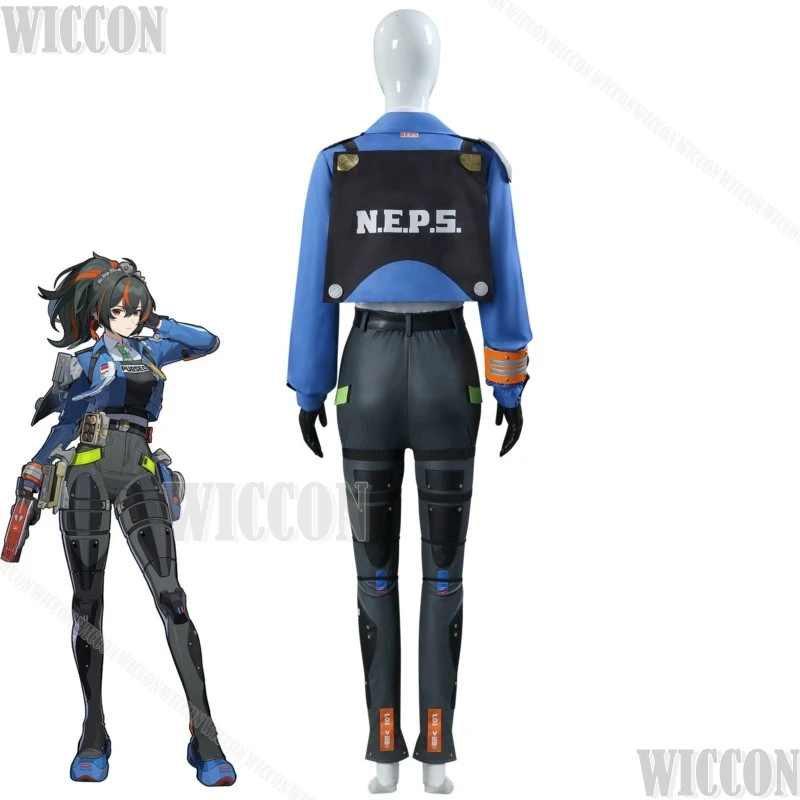 Zhu Yuan Game Zzz Косплей Zenless Zone Zero Criminal Investigation Специальная командаponse New Eridu Женский