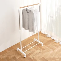 stand coat rack wall retractable metal modern entrance drying clothes hanger storage space saver bedroom perchero room furniture