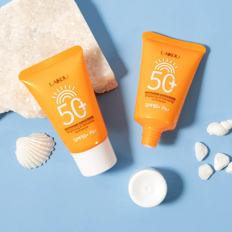 

LAIKOU Whitening Sunscreen SPF50+Moisturizing Isolation Lotion Waterproof Sun Cream Facial Protection Cream Skin Care 30g