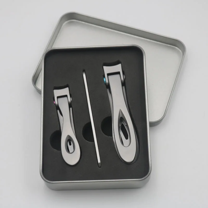 

2/3 PCS / SET Manicure Trimmer Nail Clippers with Boxed Thick Nail Nail Clippers Stainless Steel Size Nail Clippers Nail File
