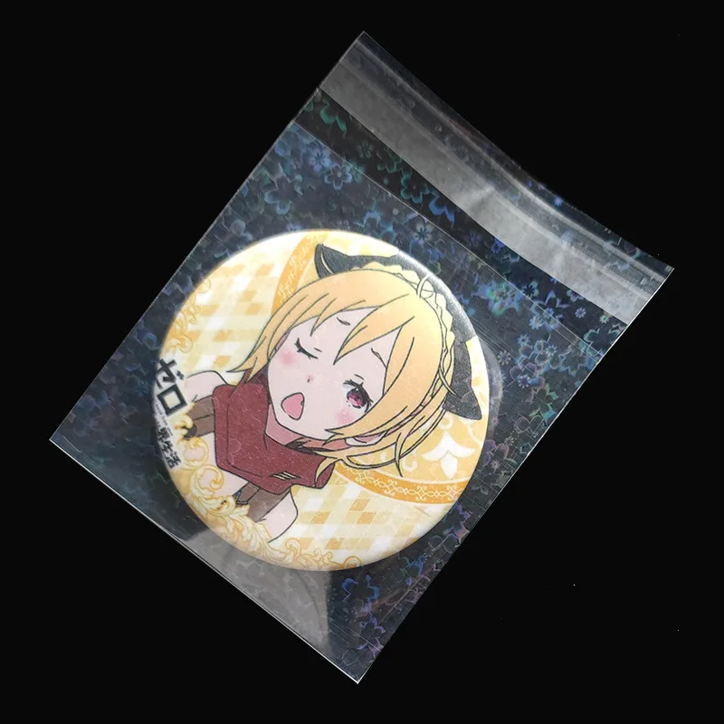 

50 шт., пакеты для хранения ювелирных изделий, 6,5x6,5 см