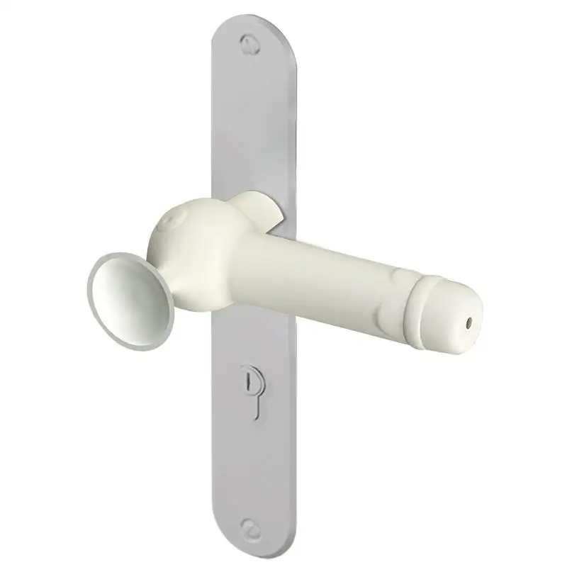 

Door Knob Protector Cover Anti-Scald Silicone Door Handle Bumper With Strong Suction Cup Easy Installation Gloves Covers