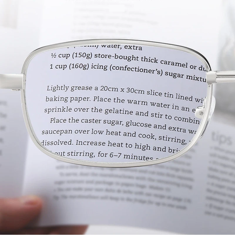 Очки для чтения с натуральными кристаллами мужские качественные модные готовые