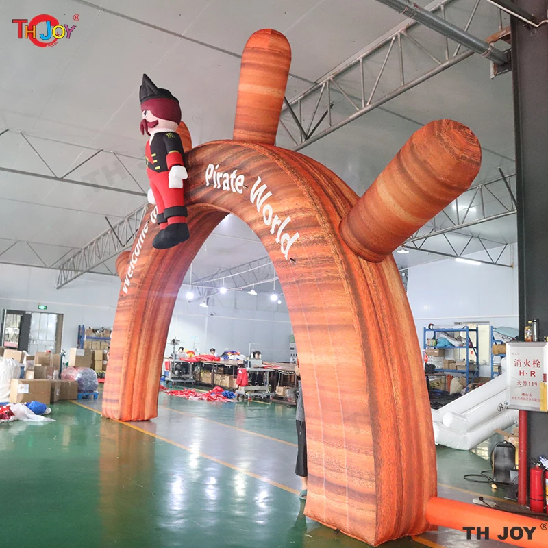 Новый дизайн гигантская надувная дуга кактуса Дикого Запада пирата для рекламы
