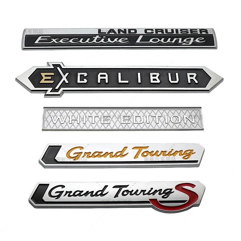 

Car Sticker Emblem Badge For Toyota Land Cruiser Executive Lounge White Edition Excalibur Grand Touring S Sticker Accessories