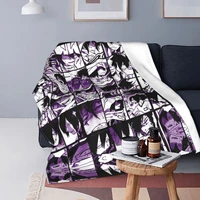 3d full hit tamaki amajiki collage flannel blanket boku no my hero academia academy plaid anime blanket bedding