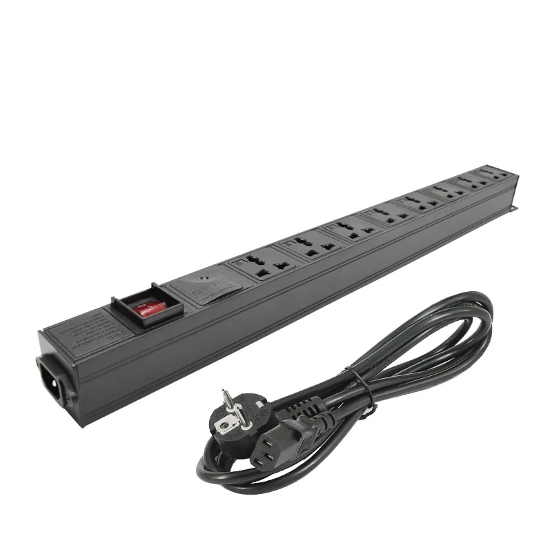 

NEW SPD PDU Power strip switch control 8 Ways Universal Outlet Sockets with Power LED C13 Interface wireless/AU/UK/US/EU PLUG