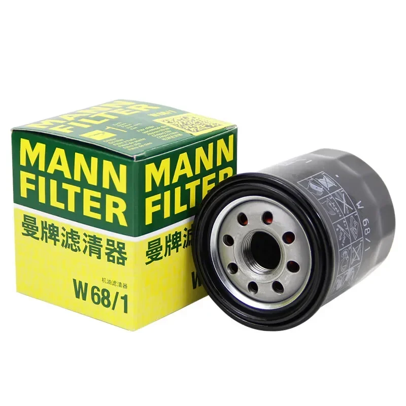 Масляный фильтр MANNFILTER W68/1 для TOYOTA Avanza GEELY EC7 GC7 Emgrand Vision X3 X6 GREATWALL Florid Gwperi LEXUS NX200 1012100