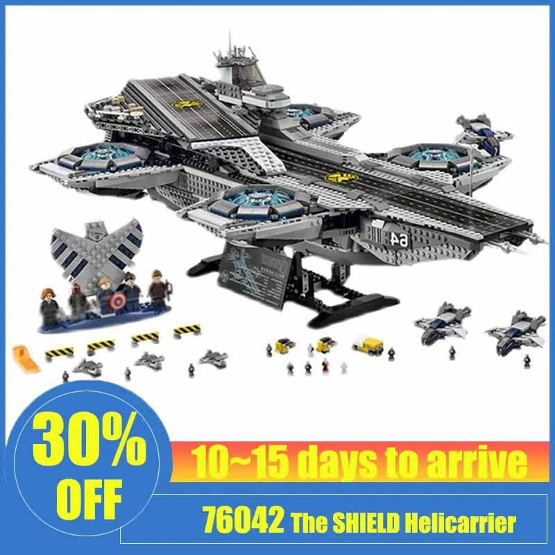 

Technical Shield Helicarrier Compatible 76042 07043 Model 3066PCS Building Blocks Assembly Toys for Kid Christmas Birthday Gifts