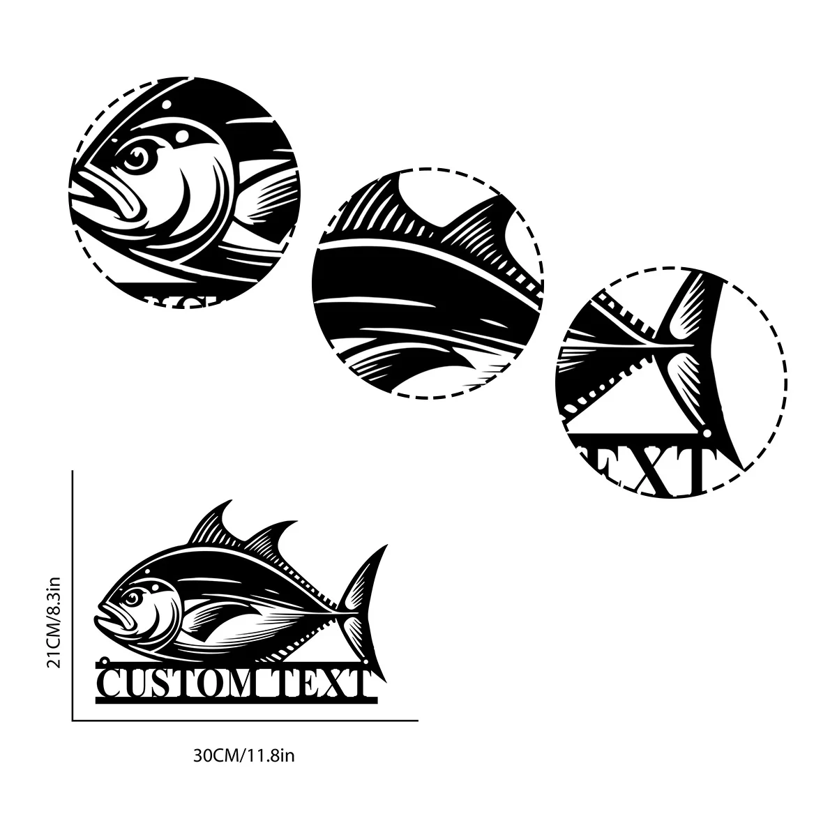 Гигантская металлическая Настенная картина на заказ персонализированная