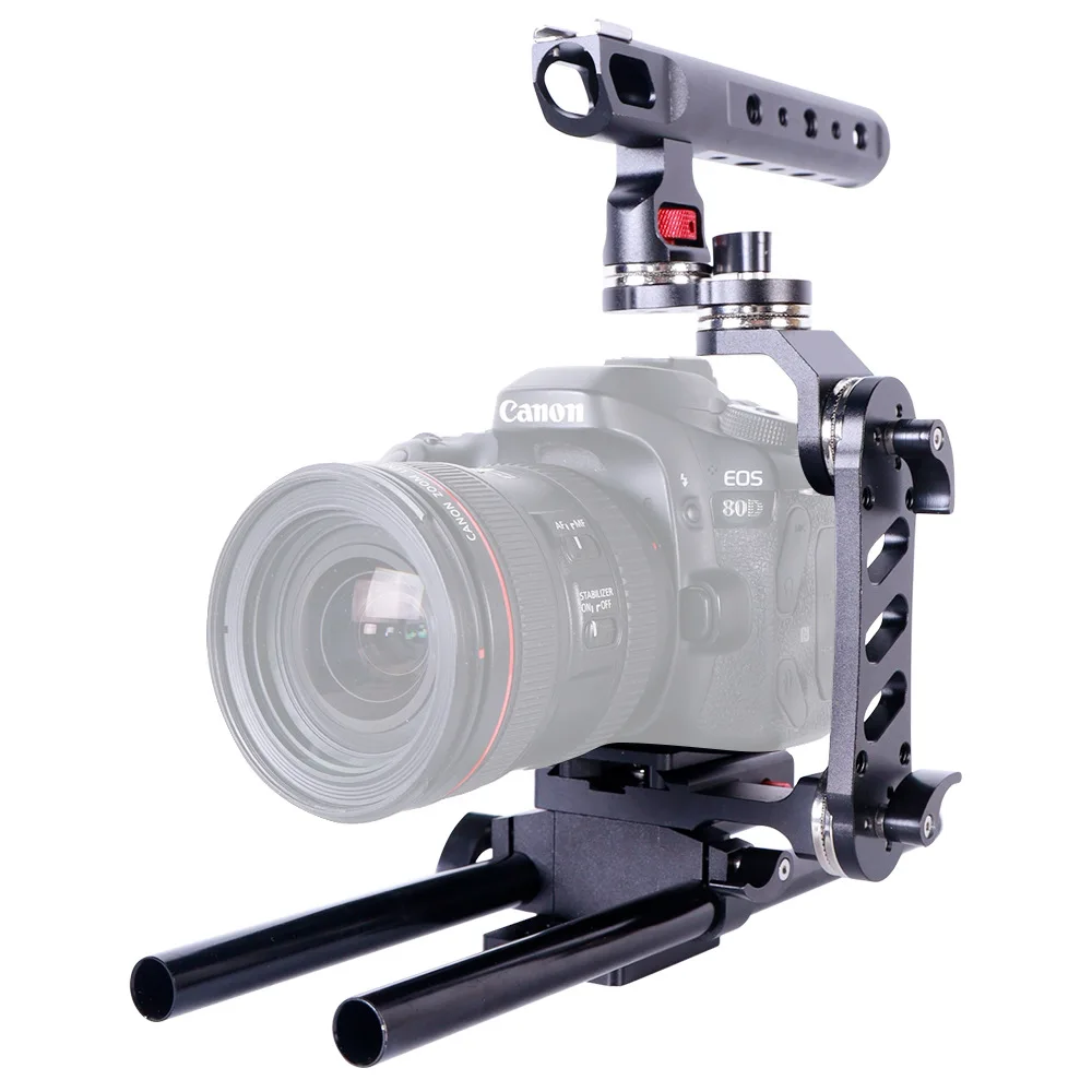 Portable movable camera bracket camera stabilizer portable camera balancer single side protection frame