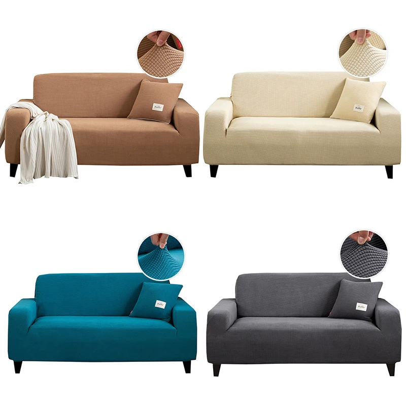

Polar Fleece Sofa Chaise Cover Lounge Protective Cover Big Sofas Cover Stretch Fabric Sofa Slipcover Elastic Corner Sofa Cover