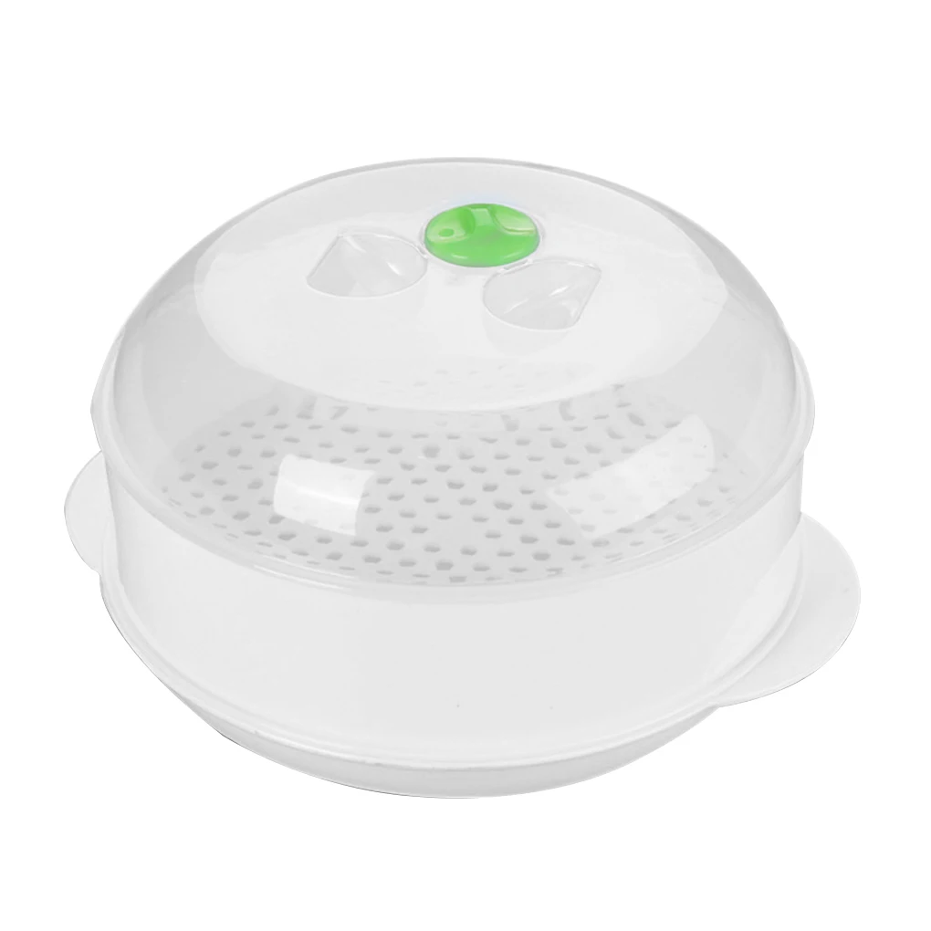 

Пластиковый отпариватель для микроволновой печи, портативный многоразовый паровой контейнер, комнатный контейнер для хранения с крышкой