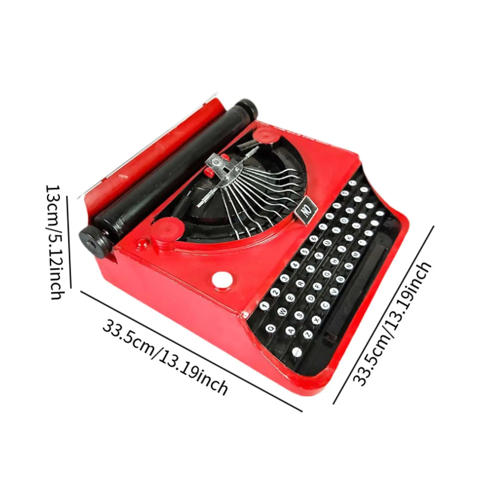 Ручная модель пишущей машинки коллекционные предметы реквизит для фотосессии