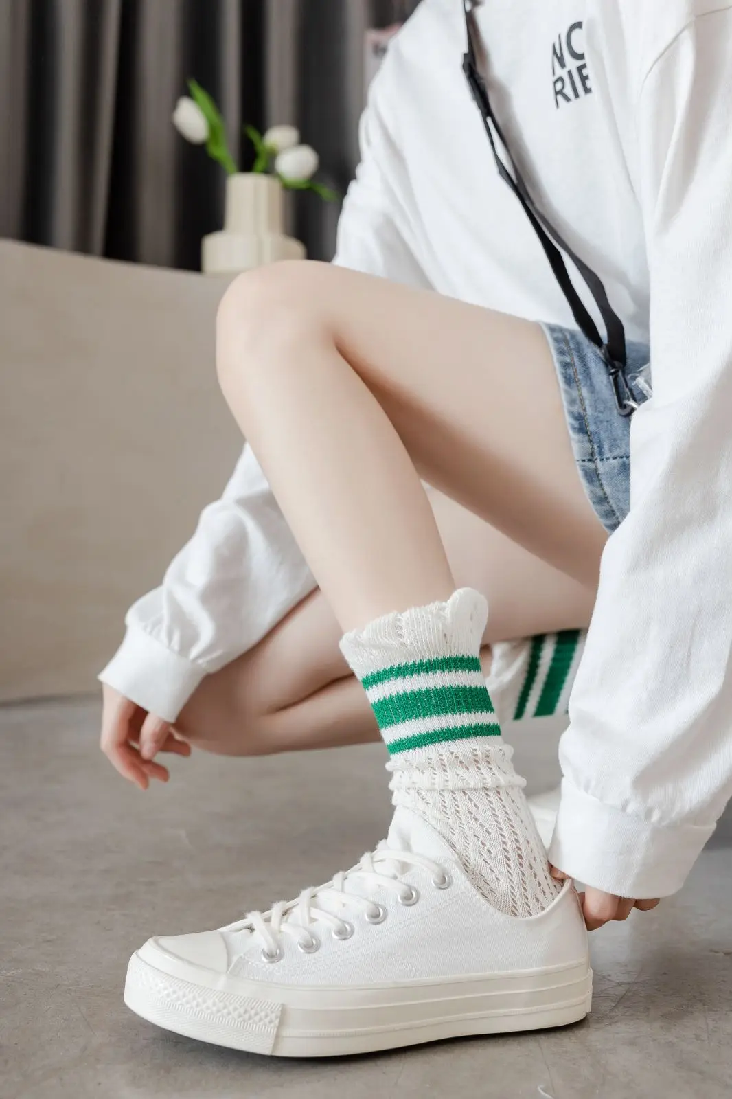 Sports Running Socks Sports Muscle Compression Socks Female Professional Fitness Running Jumping Rope Pressure Socks yoga