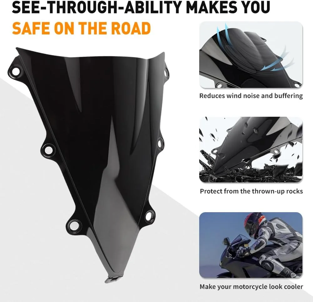 Подходит для лобового стекла мотоцикла Honda CBR300R 2014-2020 гг.