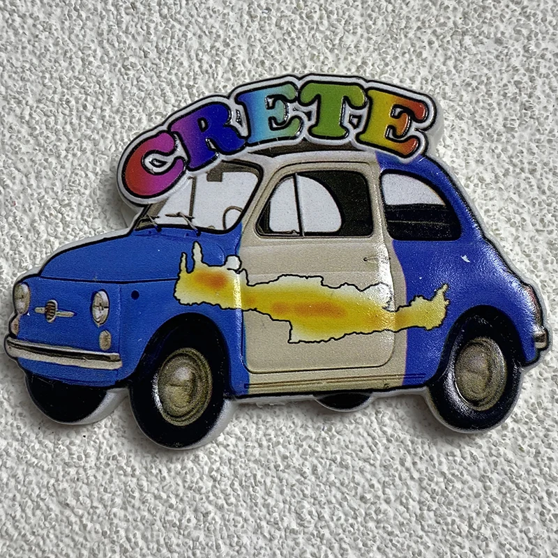 (Greece) Crete Автомобильные дорожные сувениры Домашний декор 3D стерео холодильник