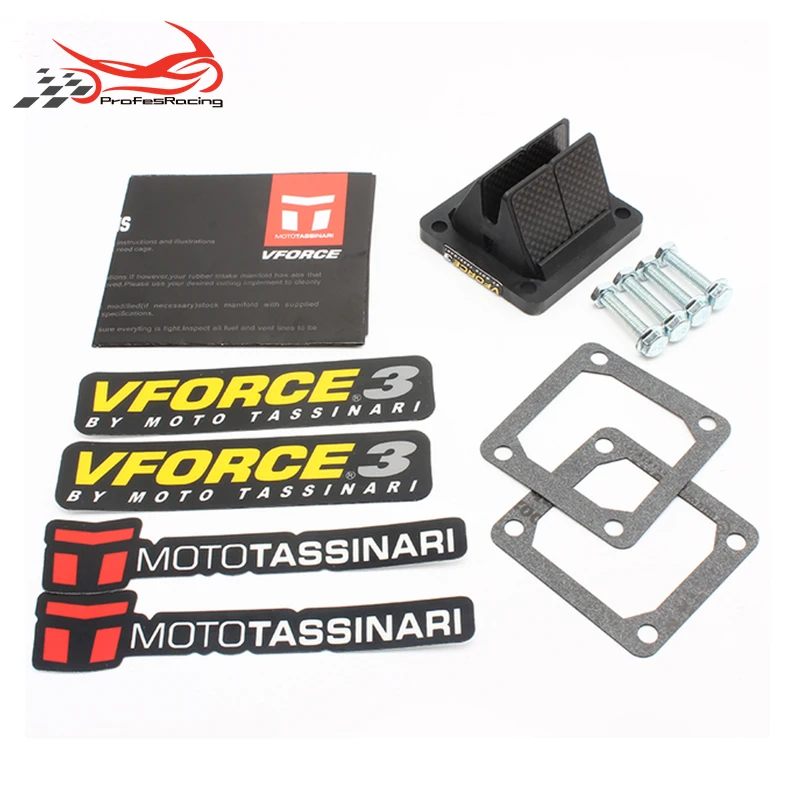 

New Motorcycle Carbon Fiber V-FORCE 3 Reed Valve Kit V3144 For Yamaha YZ125 YZ 125 RXZ RXZ-D Y125Z Y15ZR RX115