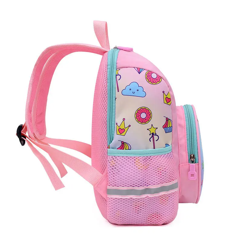 Children Schoolbag student Girl Cute Animal Cartoon Dinosaur Nylon light bookbag Boy kindergarten Backpack Kids 3 to 6 years old
