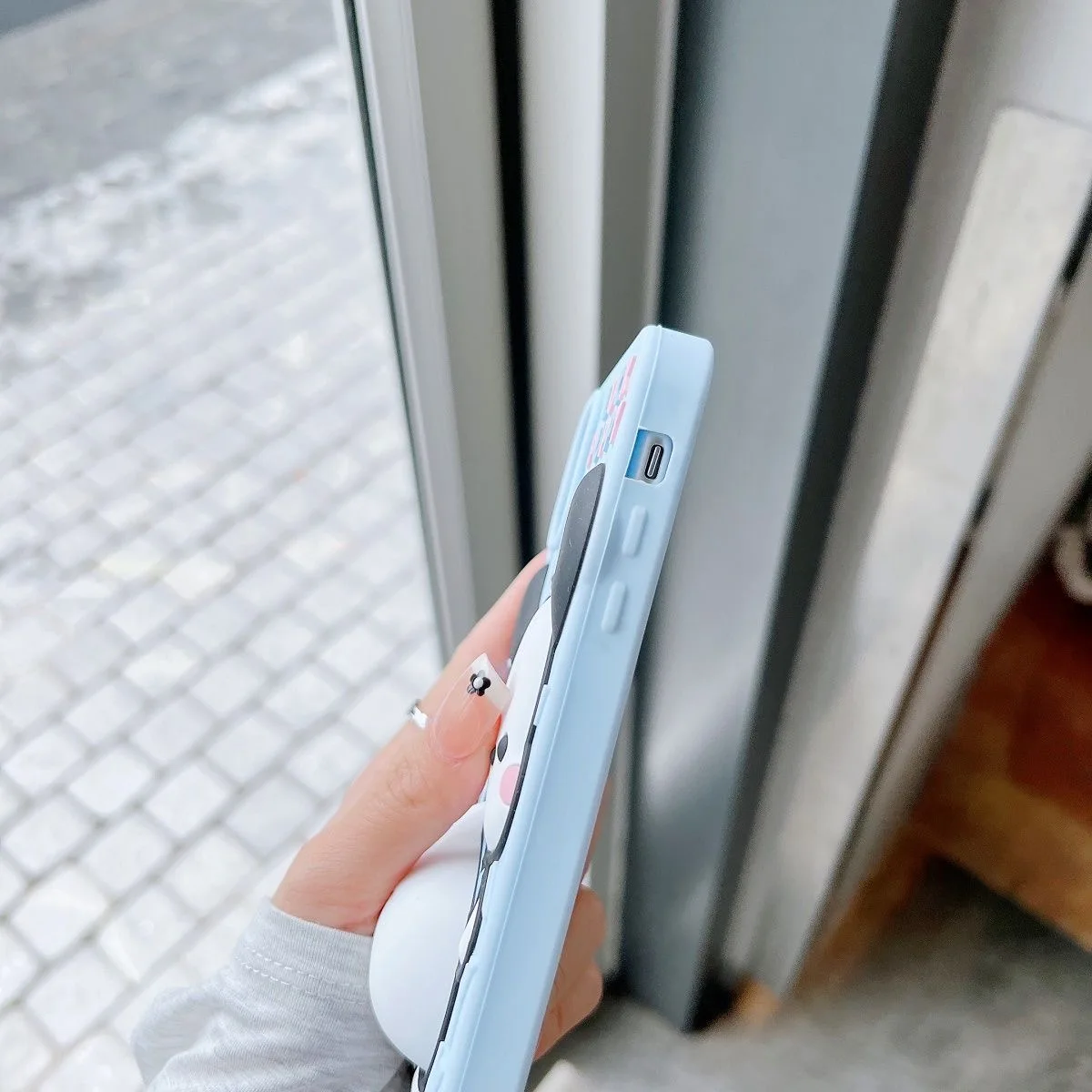 Press the butt Pochacco Phone Cases For iPhone 13 12 11 Pro Max Mini XR XS MAX 8 X 7 SE 2020 Silicone soft shell