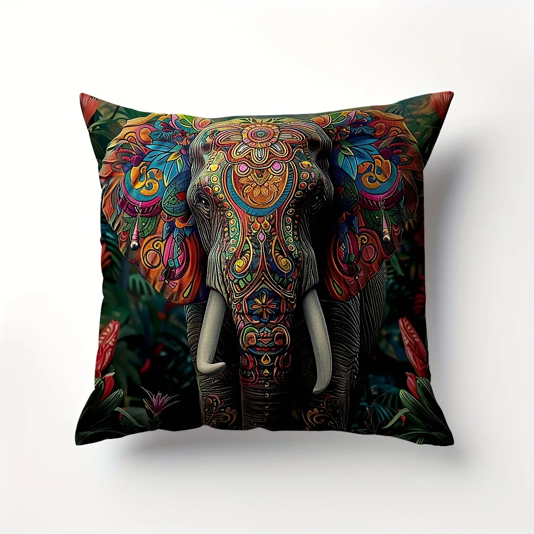 

Декоративная наволочка HEARMNY с тропическим слоном