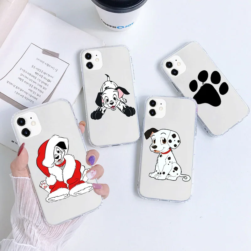 

A-16 101 Dalmatians Transparent Cutout Soft Case for Tecno POP 5 LTE 4 Pova Neo 2 Spark Go 6 AIR 7 7P 8 8P 8C Pro