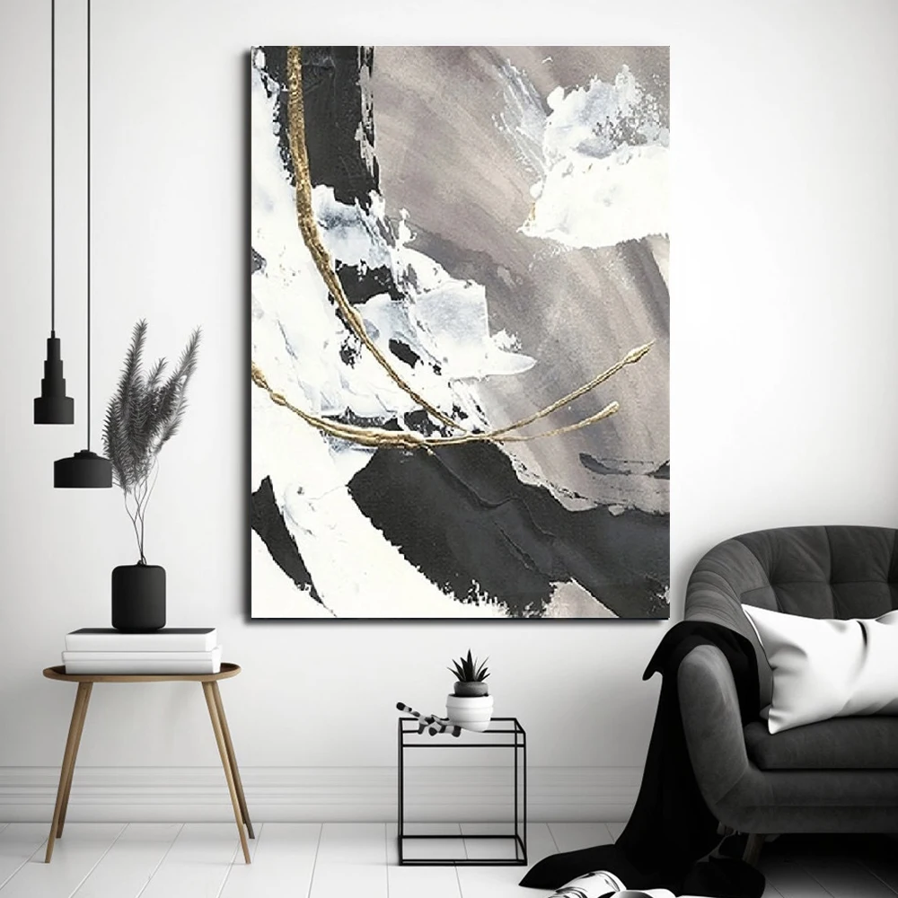 Абстрактная картина на холсте