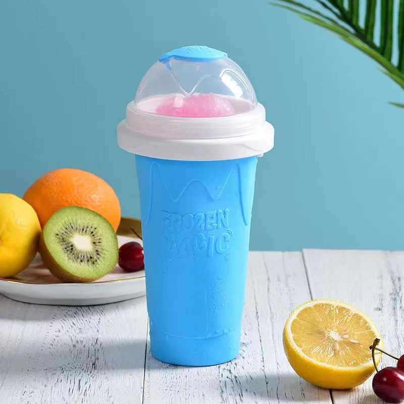 

Summer Squeeze Homemade Milkshake Slushy Magic Quick Frozen Smoothie Sand Bottle Slushie Cup Fast Cooling DIY Ice Cream Maker