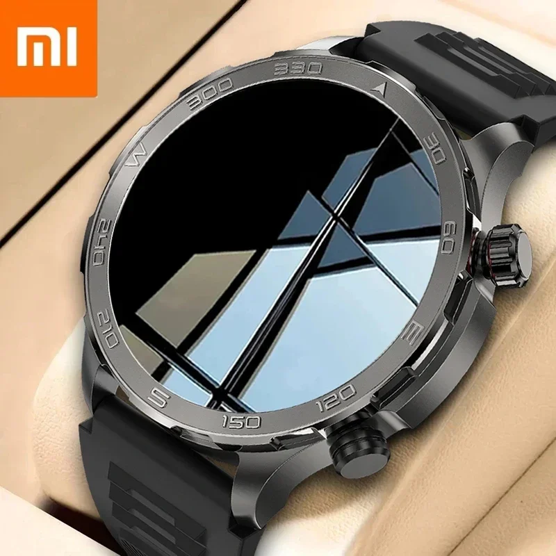 Фото Xiaomi 2025 Новые Bluetooth-смарт-часы с вызовом AMOLED HD Большой экран Сердечный ритм NFC IP68 Водонепроницаемые GPS Спортивные умные часы №1