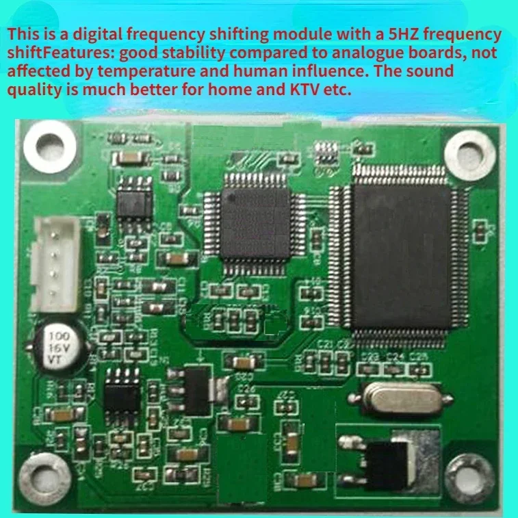 Digital Frequency Shift Anti Howling Module Wireless Microphone Suppressor Circuit Board