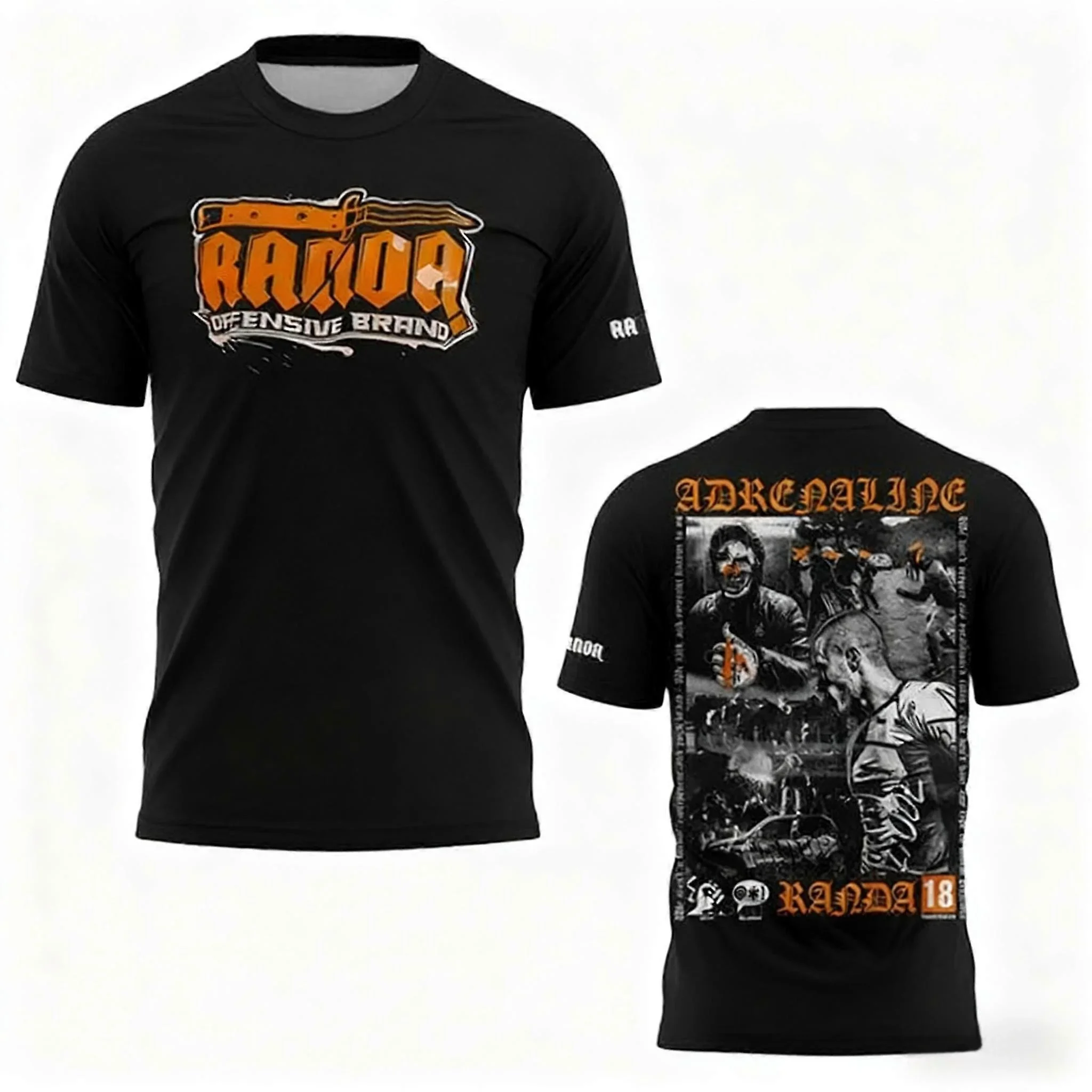 Фото Новинка 2026 года: 3D-принт, боксерская одежда RANDA, дышащая спортивная одежда для мужчин и женщин, одежда для единоборств, повседневная футболка с круглым вырезом и коротким рукавом для мужчин. №3