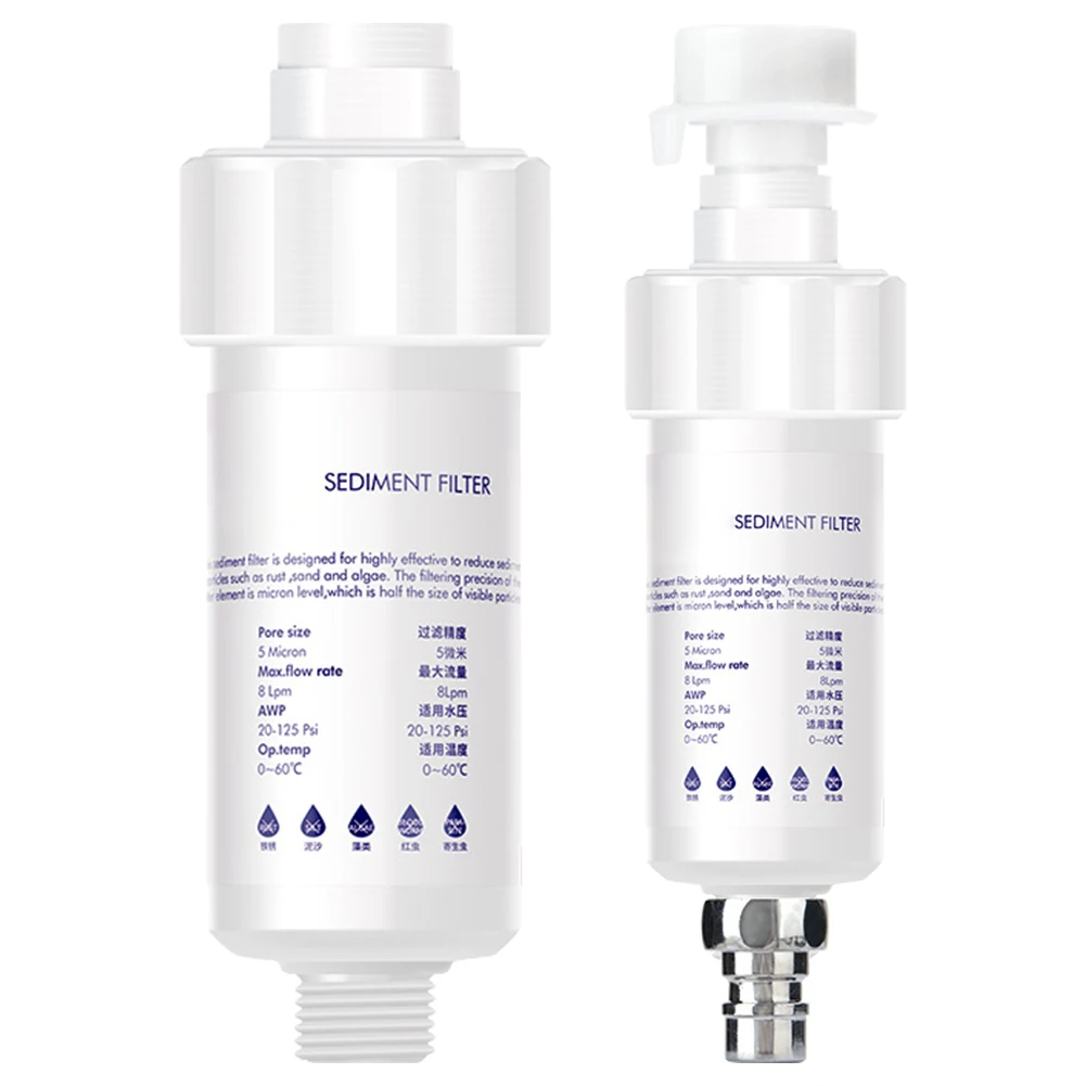 

PP Cotton Shower Filter Micron Filtration Water Outlet Purifier Kits Water Filter Cartridge Cotton Filter Small Household Filte