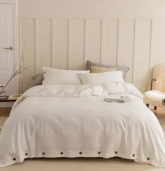 Пододеяльник из чистого хлопка пододеяльник 100% с эффектом потертости