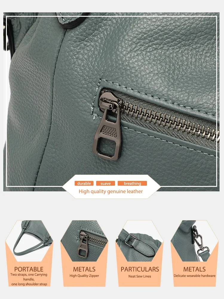 Модная Красная Женская Сумка Через Плечо Zency Из Натуральной Кожи