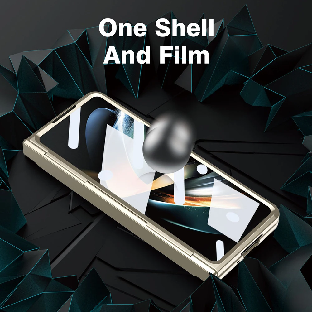 Чехол для Samsung Galaxy Z Fold 5 Защитный матовый ударопрочный чехол из поликарбоната с S