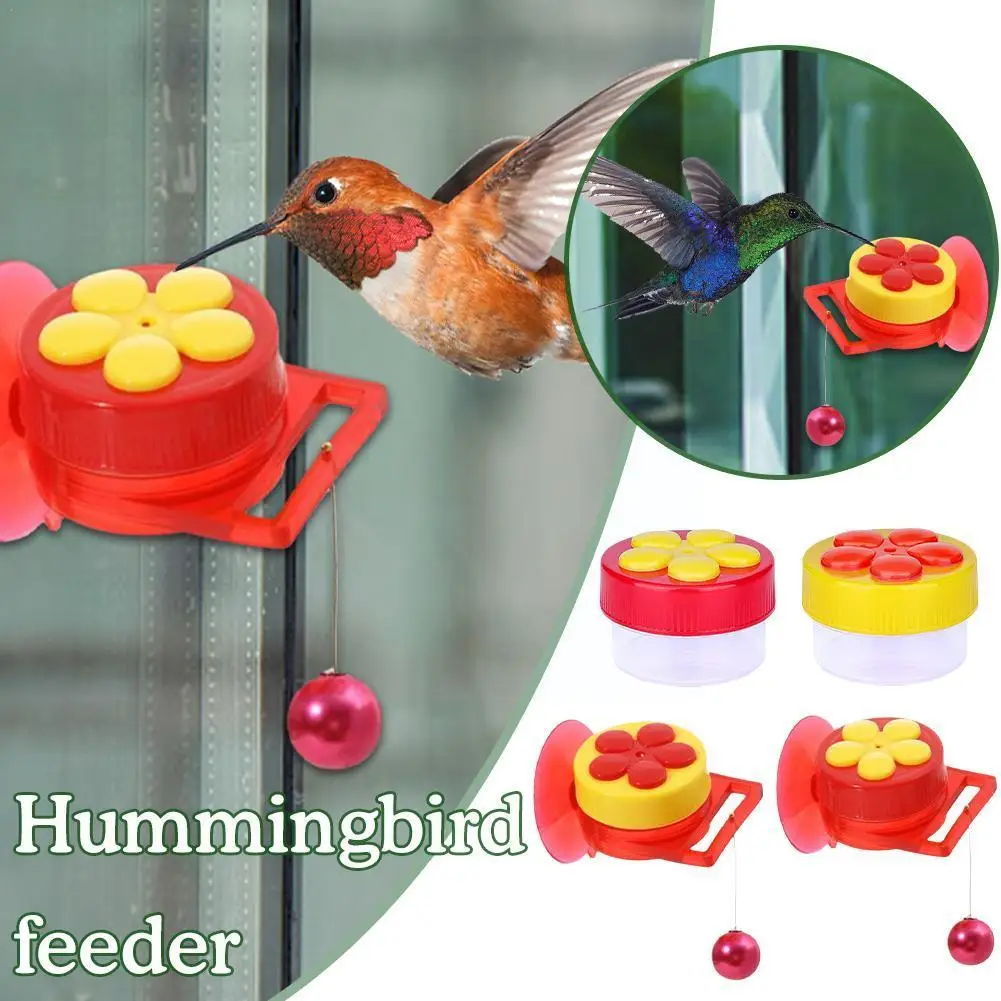 

Outdoor Hummingbird Feeders Wild Bird Feeder With Suction Garden Feeding Bird Cup Cleaning Container Supplies Bird With Bru E1l8