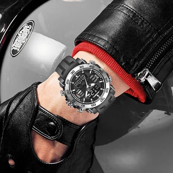 LIGE Brand Foxbox 2022 New Sport Mens Watches Top Luxury Quartz Watch For Men Military Waterproof Digital Clock Male Wristwatch Other Image