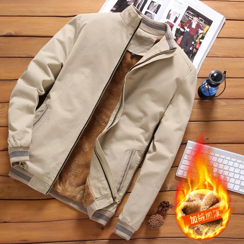 

Mens Pilot Bomber Jacket Fashion Baseball Streetwear Male Coats Slim Fit Coat Trend Outerwear Cardigan Casaco Moto Masculino