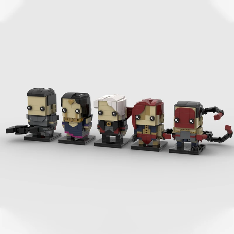 Фото 872 детали MOC: Модель Brickheadz «Добро пожаловать в Ноксус» из серии League of Legends, конструктор, архитектурные блоки, развивающая игрушка, идеальный подарок на Рождество №1
