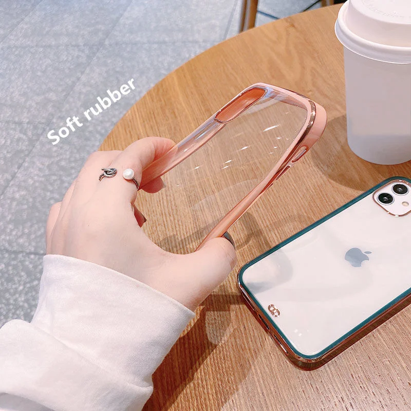 Роскошный силиконовый чехол для iPhone совместим с моделями 7 8 13 12 11pro max mini XS XR