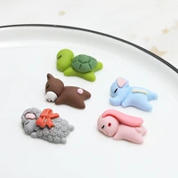 small animal tortoise sheep elephant resin patch diy handmade jewelry hairpin key chain accessories materials