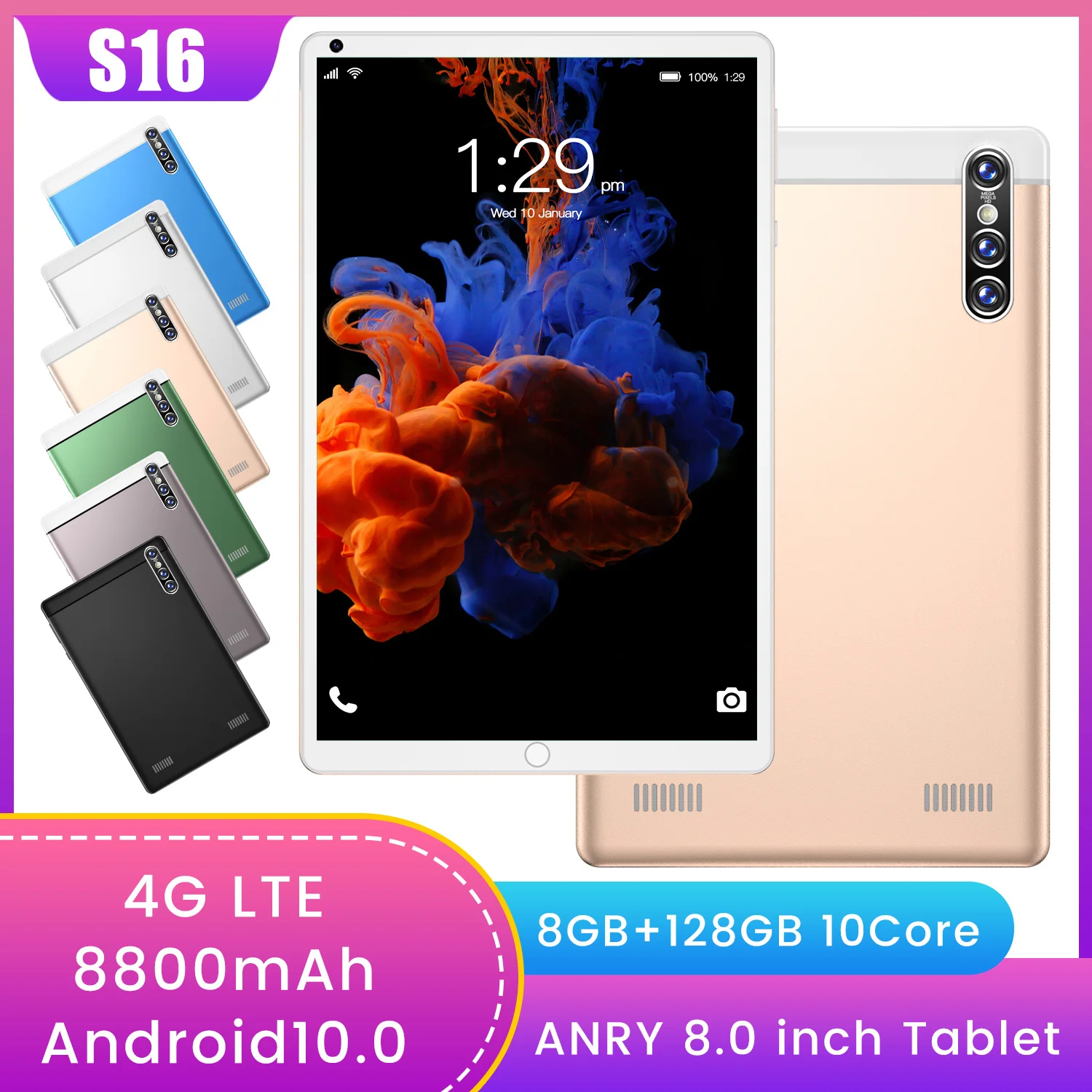Планшет Google Play Pad 11 10 ядер 8 + 128 ГБ 8800 мАч |
