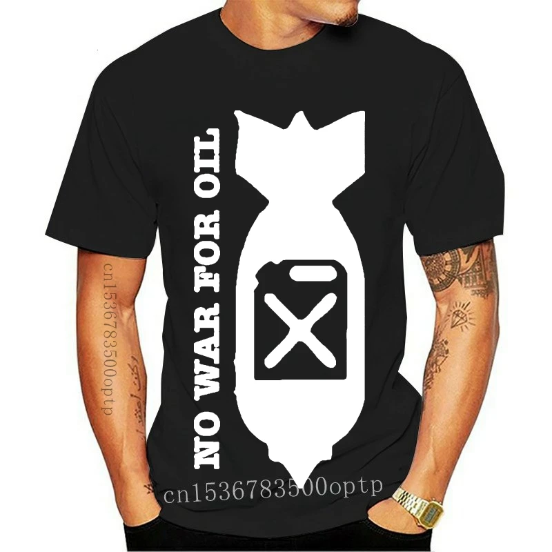

Camiseta New No War for Oil, camiseta hasta формат 5xl (1)