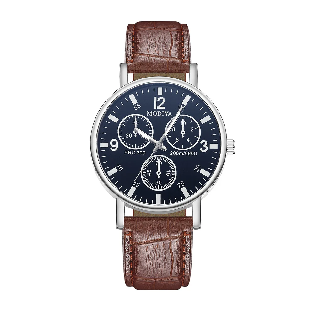

Imitation leather strap quartz movement men's creative Watch