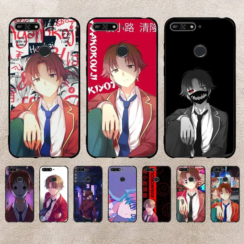 

Classroom Of The Elite Kiyotaka Ayanokouji Phone Case For Xiaomi 11 10 12Spro A2 A2lite A1 9 9SE 8Lite 8explorer F1 Poco 12S
